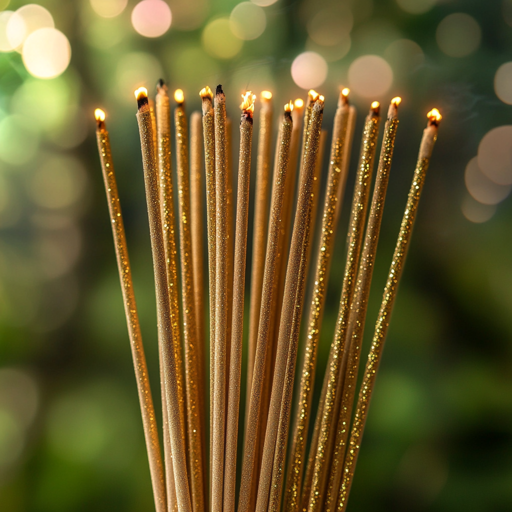 Handcrafted natural incense sticks with eco-friendly packaging