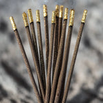 Handmade natural sandalwood incense sticks in eco-friendly packaging