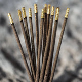 Handmade natural sandalwood incense sticks in eco-friendly packaging
