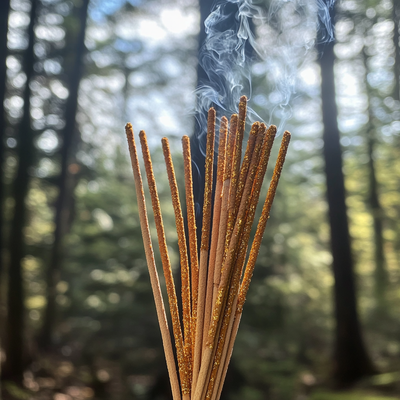 Organic lavender incense cones for aromatherapy and relaxation