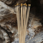 All-natural incense burning in a handcrafted holder