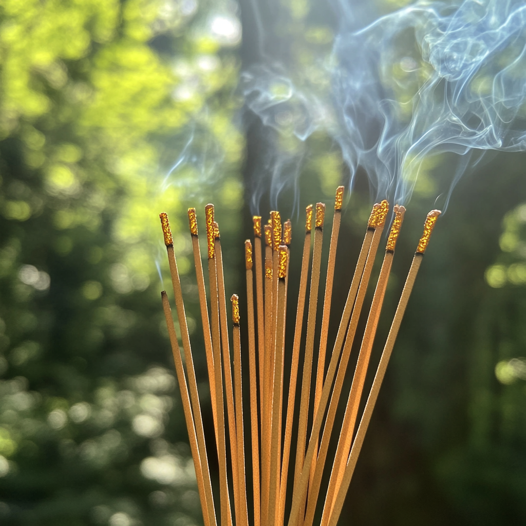 Eco-friendly incense for natural home fragrance without chemicals